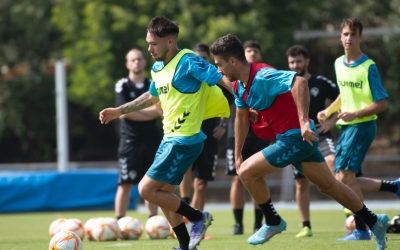 Astals i Gualda, en el primer entrenament de l'estiu de l'any passat | Roger Benet