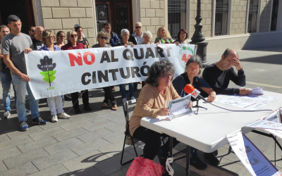 Roda de premsa de la Campanya Contra el Quart Cinturó | Pau Duran