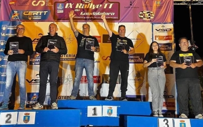 Ribas i Guerra dalt del podi de Guadalajara, en el penúltim ral·li del campionat | Instagram