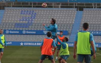 La Nova Creu Alta va ser l'escenari de l'entrenament d'ahir | CES