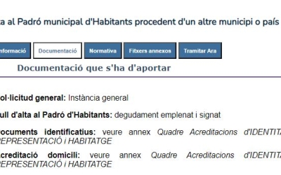 El sistema consisteix en una revisió per part de la inspecció de l'adreça donada