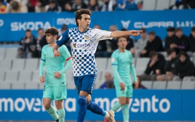 Baena va jugar 84 minuts contra el Barça Atlètic | Roger Benet