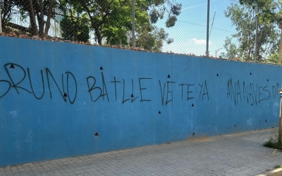 Pintades contra les figures de Batlle i Navés | Ràdio Sabadell