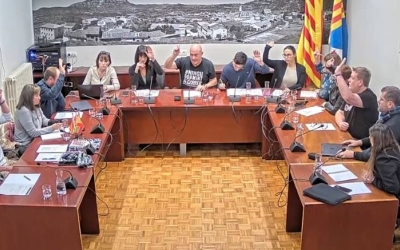Un ple de l'Ajuntament de Vacarisses | Cedida