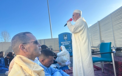 3.000 persones celebren el final del Ramadà a la mesquita de Can Puiggener | Cedida