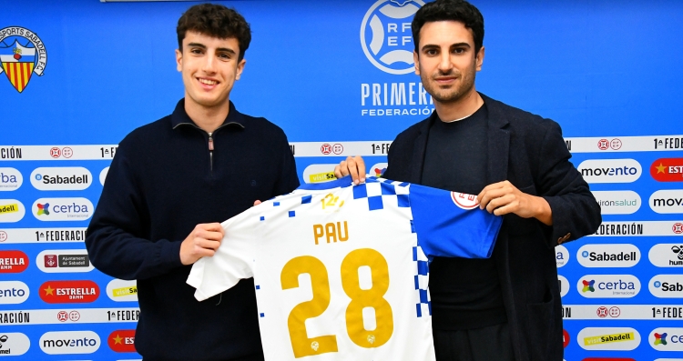 Pau Fernández i Carlos Rosende avui a la sala de premsa Miguel Quereda | Críspulo Díaz