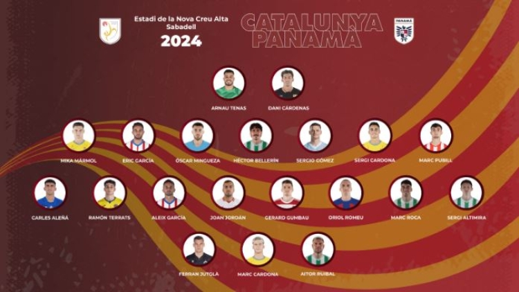 Llista de convocats per al Catalunya-Panamà | FCF
