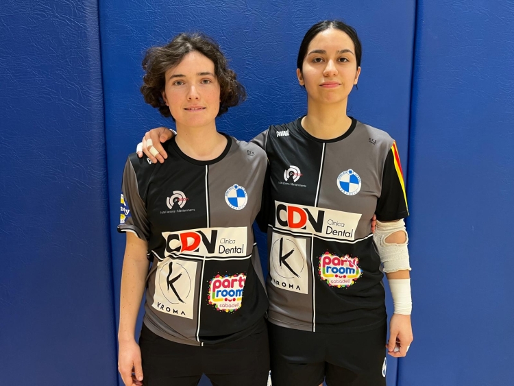 Maria Miró i Kim Fernández, porteres del FS Sabadell Femení | Adrián Arroyo