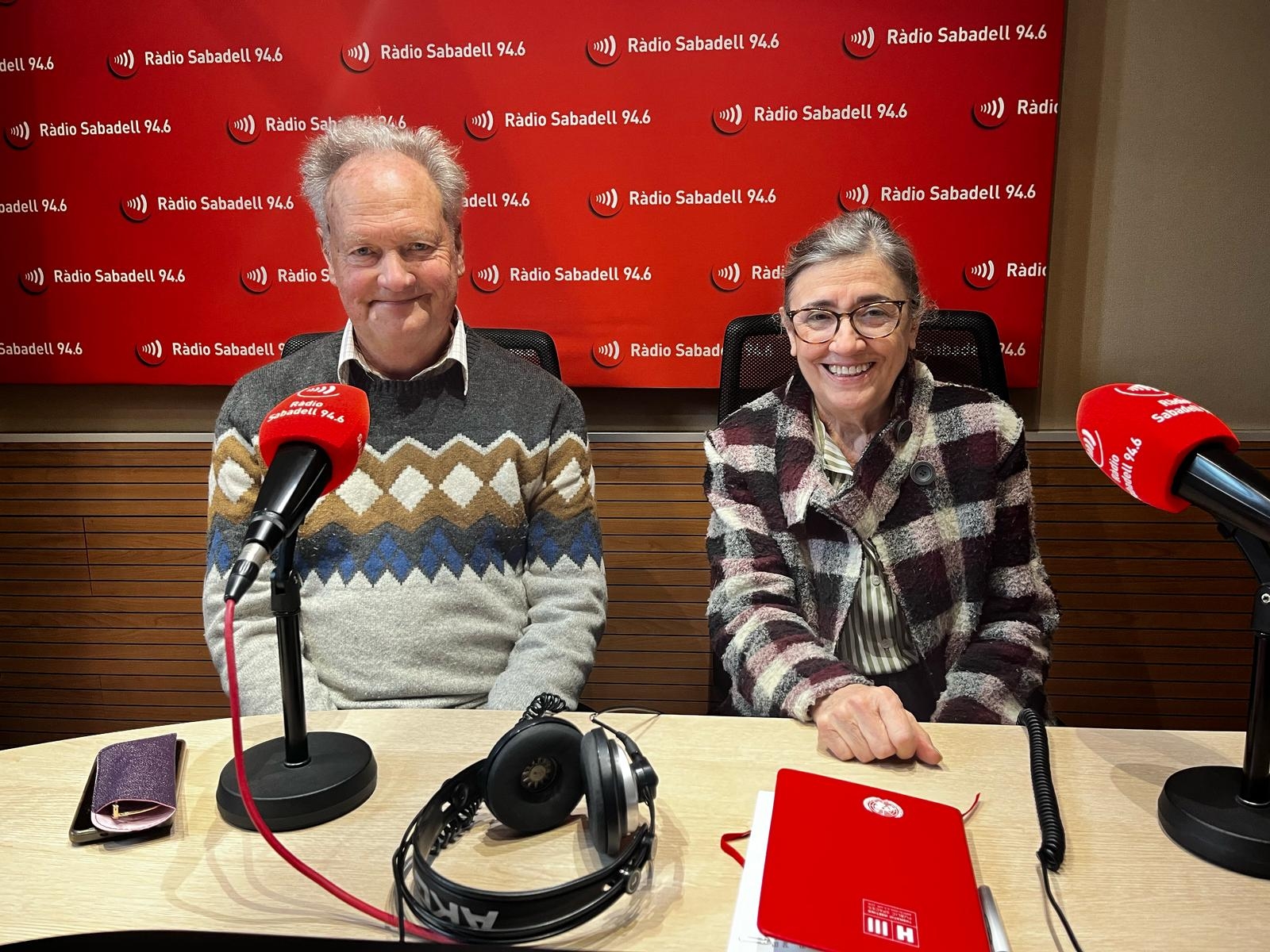 Àngels Folch i Staffan Emt, a Ràdio Sabadell