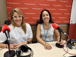 RAQUEL BENAVIDES DE LES PISCINES JOAN SERRA I AMB LA VANESSA CRUZ, INFERMERA DE L'EQUIP D’ATENCIÓ PRIMÀRIA SABADELL NORD